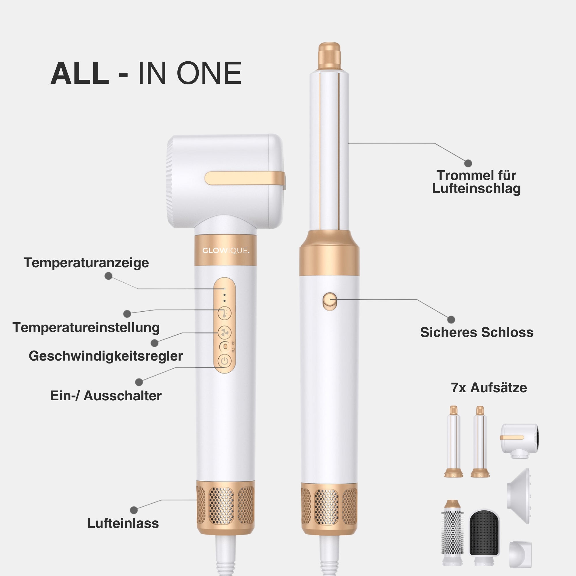 Glowique 7in1 Hairstyler